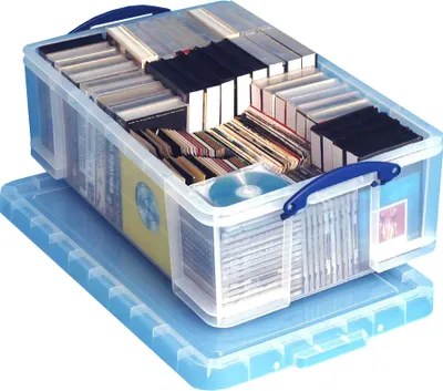 Produktbild von Really Useful Box Aufbewahrungsbox 50 Liter transparent