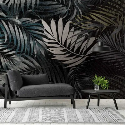 Obrázek produktu pro Profhome 382381-GU Netkaná tapeta jungle černá šedá zelená žlutá 3,71 m x 2,8 m