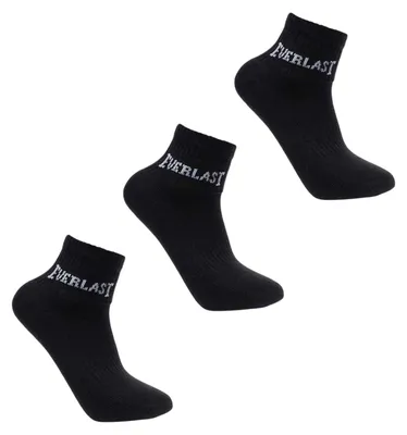 Obrázek produktu pro Everlast – ponožky pro ženy (balení po 3 kusech) GT15490 (velikost 37–42) (černé)