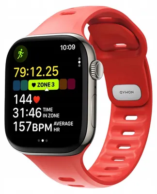 Produktbild von Nomad Tempo Band, Band, Smartwatch, Rot, Apple, 49mm / Ultra, Gummi