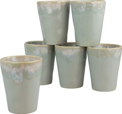 Produktbild von CreaTable, 23730, Grespresso Grau, Kaffeebecher 6-tlg, Steinzeug