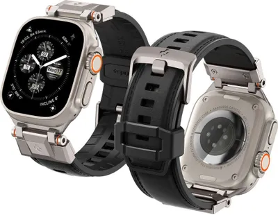 Obrázok produktu pre Spigen DuraPro Armor PU, Skupina, Smartwatch, Čierna, Apple, Apple Watch (49mm) Ultra, Apple Watch (49mm) Ultra 2, Polyuretán (PU), Termoplastický polyuretán (TPU)