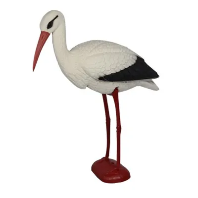 Produktbild von Storch aus Kunststoff Gartenfigur Gartenvogel Gartendekoration Teichdeko Vogel