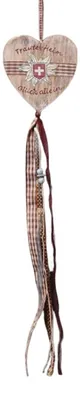 Produktbild von Dekoanhänger Herz Holz natur L.70 cm Ø.12,5 cm Stückrpeis