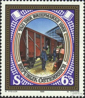 Produktbild von Briefmarken Österreich 1988 Mi 1942 (kompl.Ausgabe) postfrisch Tag d. Briefmarke