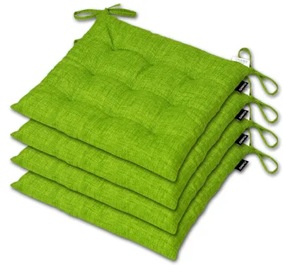Produktbild von AMPO Sitzkissen Stuhlauflage Stuhlkissen Auflage 4er Set Kissen Sitzpolster 36x36 cm