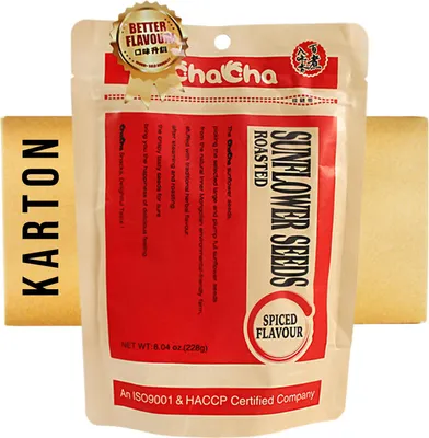 Produktbild von Cha Cha Geröstete Sonnenblumenkerne SPICY Geschmack 20x228g
