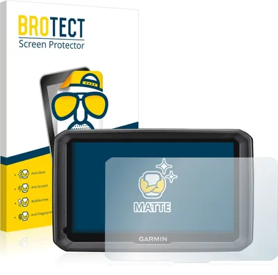 Produktbild von 2x BROTECT Schutzfolie für Garmin dezl 770 LMT-D Displayschutz Displayschutzfolie Folie Matt Entspiegelungsfolie