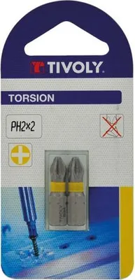 Image de Torsionsbit Ph 3 L25 Blister à 2 - Tivoly