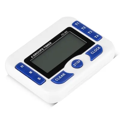 Produktbild von 4-Kanal-Timer,Küchen-Timer,Koch-Timer,Digitaler Küchen-Timer,Countdown-Timer