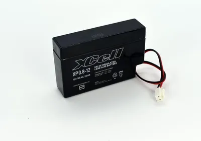 Produktbild von Blei-Akku 12 Volt 0,8Ah - 96x25x62mm JST Stecker - AGM