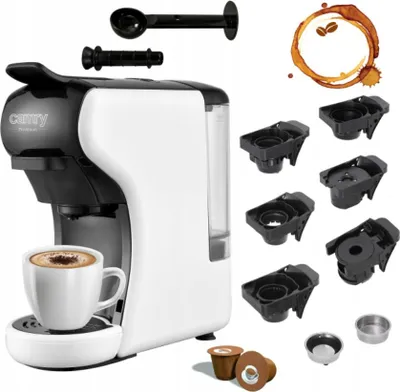 Produktbild von Universelle Kapselkaffeemaschine Camry CR4414, 0,6L, 1450W, weiß