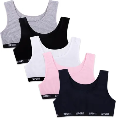 Produktbild von 5er Set Mädchen Bustier - Sport - Bunt
