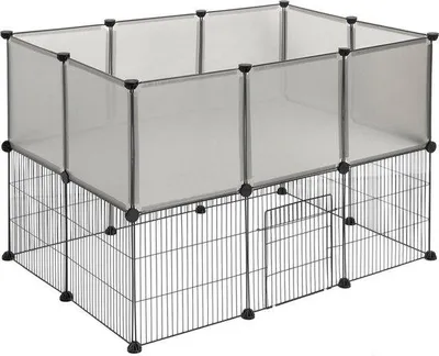 Obrázek produktu pro Stabilní psí hřiště, kompaktní, šedé, odolné