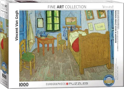 Immagine prodotto di puzzle da 1000 pezzi La camera da letto di Vincent ad Arles di Van Gogh
