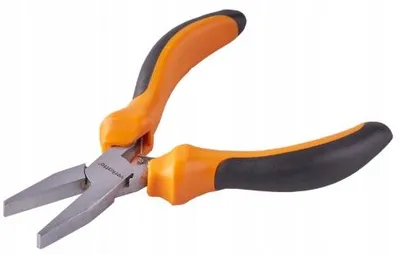 Produktbild von Verkatto Präzisions-Flachzange 125mm, geriffelte Backen
