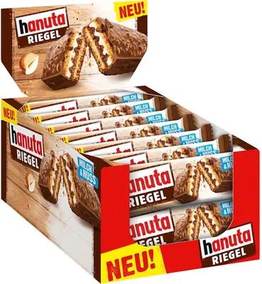 Produktbild von Hanuta Riegel 1er 14 x 35 g Karton