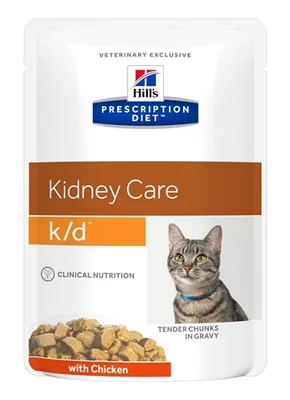Produktbild von Hill's Pet Prescription Diet k/d Feline with Chicken, Huhn, 85 g