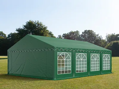 Immagine prodotto di TOOLPORT Tendone per feste 4x8 m PVC verde scuro 100% impermeabile Tendone da esterno Tenda party