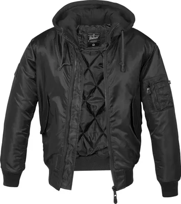 Image de Brandit - MA1 BOMBER Veste à capuche noire - XXL
