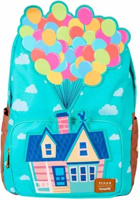 Immagine prodotto di Plecak LOUNGEFLY Disney Pixar UP 43cm - Nylonowy plecak premium do szkoły i codziennych wyjść
