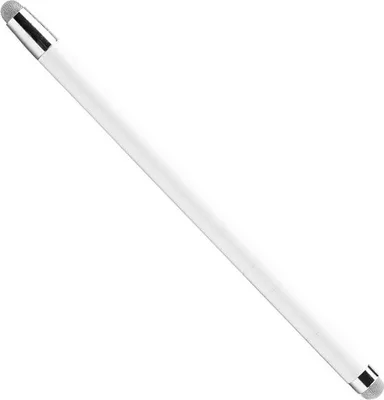 Immagine prodotto di INF Penna stilo capacitiva retrattile - Estendibile fino a 62,4 cm, corpo in metallo Bianco