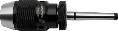Produktbild von PAULIMOT Schnellspann-Bohrfutter 1-10 mm + Kegeldorn MK1 / M6 / B12