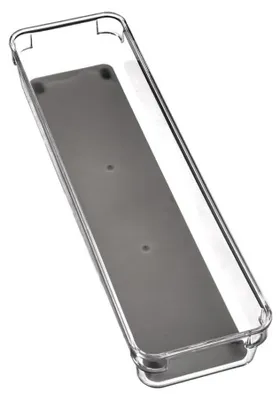 Produktbild von Schubladeneinsätze mit Anti-Rutsch Five® - Transparent & Grau - Sortierboxen