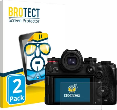 Produktbild von 2x Für Panasonic Lumix DC-S1II Schutzfolie BROTECT Displayschutz Display Schutz Folie Klar Transparent