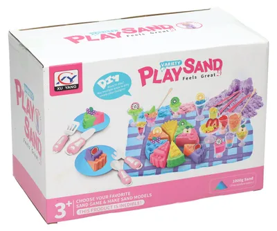 Produktbild von Spiel-Sand „Törtchen & Desserts“ mit Spielmatte, 1 kg