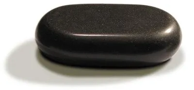 Produktbild von Habys Hot Stone Massagestein Größe XL 7,7x5,7x2,7 cm, aus Basalt, Beheizt, für Wellness Spa Wärmebehandlung und Wärmetherapie, Therapiestein