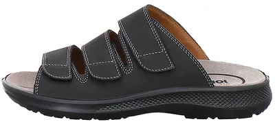 Produktbild von Jomos MOBILA II Pantoletten in Übergrößen Schwarz  506608 12 000 große Herrenschuhe
