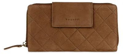 Produktbild von bugatti Geldbörse Fabia Ladies Long Zip Wallet Cognac braun