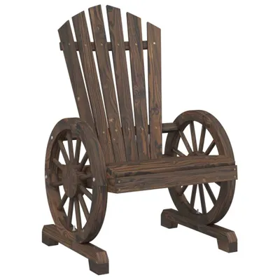 Obrázok produktu pre vidaXL Adirondack záhradné kreslo z masívneho jedľového dreva