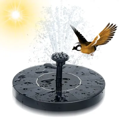 Produktbild von Solarpumpe Solar Springbrunnen 1.5 Watt Wasserspiel Teichpumpe Fontäne