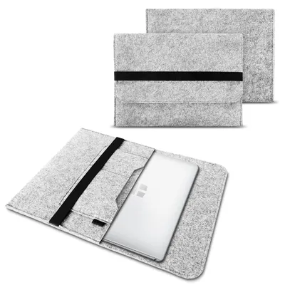 Produktbild von Schutzhülle für Samsung Galaxy Book / Book2 Pro 360 13.3 Zoll Hülle Filz TascheFarben:Hell Grau
