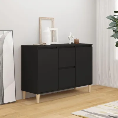 Produktbild von vidaXL Sideboard Schwarz 103,5x35x70 cm Holzwerkstoff