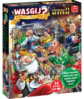Obrázok produktu pre Vianočný puzzle kalendár 2026 – 24 puzzle s 54 dielikmi