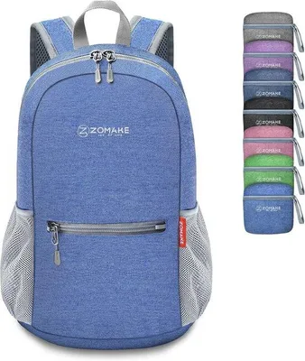 Obrázek produktu pro Malý, skládací batoh o objemu 10 litrů – lehký batoh vhodný pro turistiku, cestování a cyklistiku