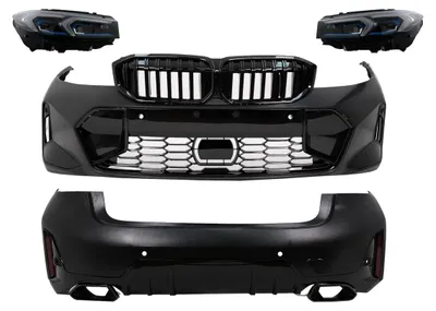 Zdjęcie produktu dla Bodykit do BMW serii 3 G20 Saloon 18-22 Modernizacja do reflektorów zderzaka o wyglądzie LCI.