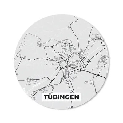 Produktbild von MuchoWow® Mauspad Mousepad Deutschland - Karte - Tübingen - Stadtplan 40x40 cm - Mousepads - Maus Mat - Pad - Mausunterlage - Schreibtisch Accessoires