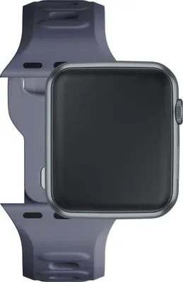 Produktbild von 3MK 5903108565615, Uhrenarmband, Apple, Watch series 1/2/3/4/5/6/7/8/9/SE/Ultra, Silikon, Edelstahl, Grau, 38/40/41 mm