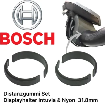 Produktbild von Bosch Distanzgummi-Set Displayhalter 31,8 mm für Intuvia und Nyon (BUI275)
