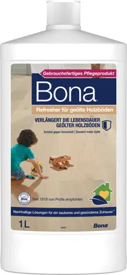 Produktbild von Bona Refresher für geölte Holzböden 1 L, gebrauchsfertiges Pflegeöl für geölte Holzböden