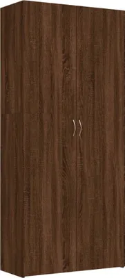 Immagine prodotto di Scarpiera marrone effetto rovere 80x35,5x180 cm materiale legno