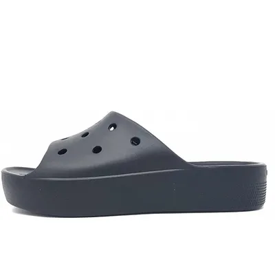 Produktbild von Crocs classic plattform slide Damen Clogs in Schwarz, Größe 41