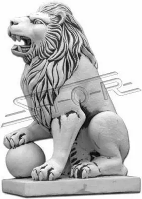 Image de XXL Lion Figure Jardin Terrasse Décoration Pierre Sculpture Figures Nouveau 203008
