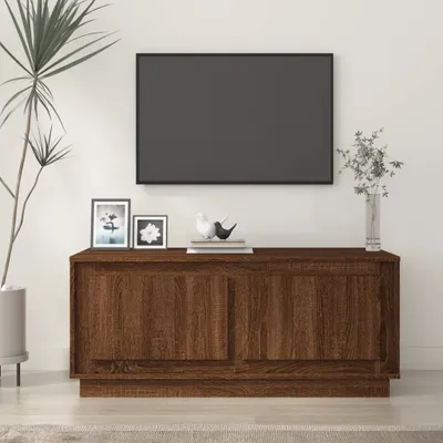 Produktbild von Couchtisch Braun Eichen-Optik 102x50x44 cm Holzwerkstoff , Couchtische Design 2024