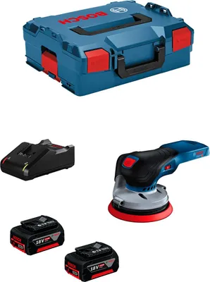 Image de Ponceuse excentrique BOSCH GEX 18V-125 (2 x 5,0 Ah + GAL18V-40 + L-Boxx 136)