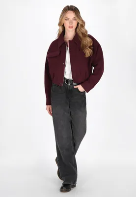 Image de Veste pour femme SAPORTA - couleur bordeaux, taille XXL
